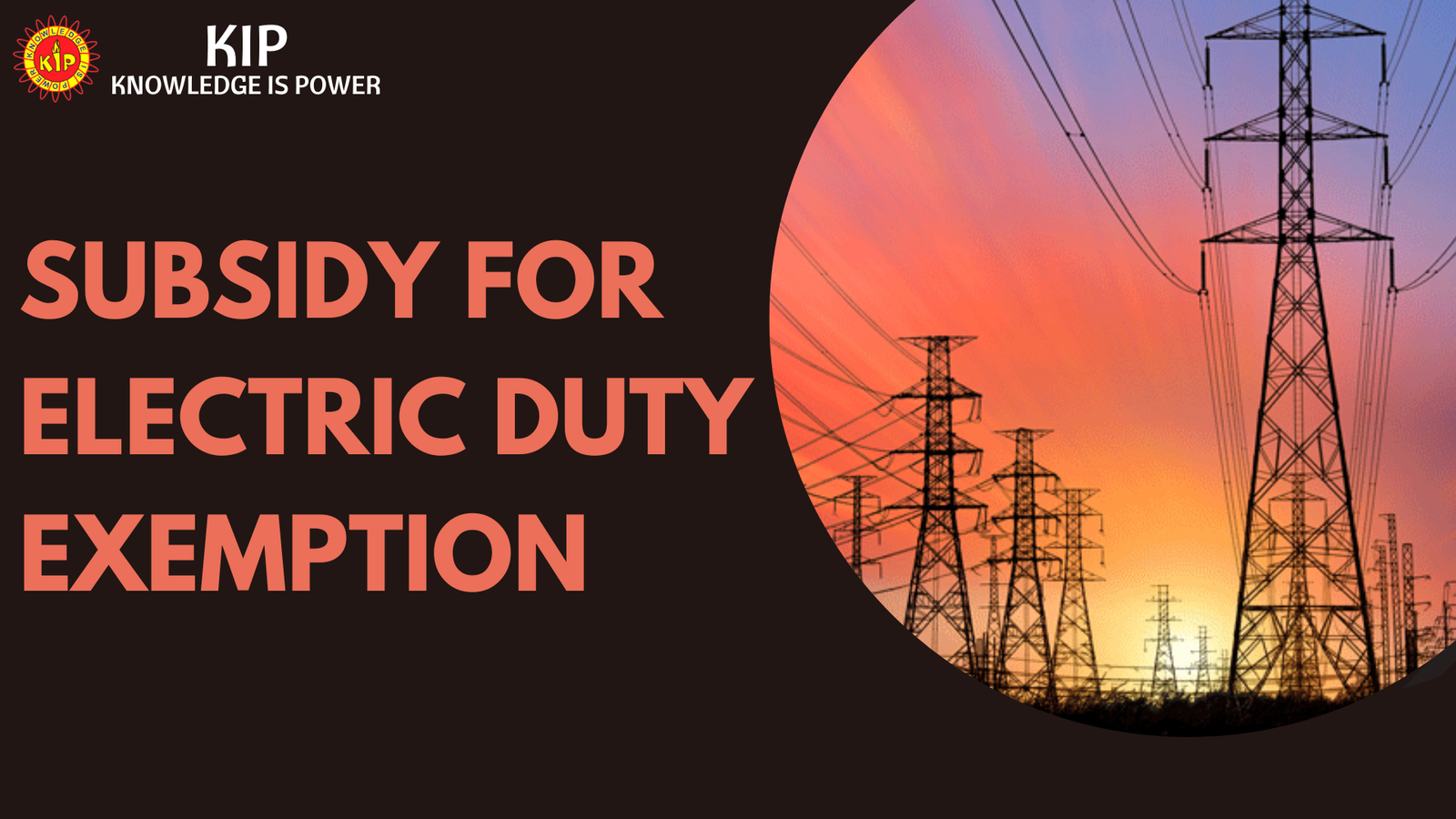 Electric duty exemption