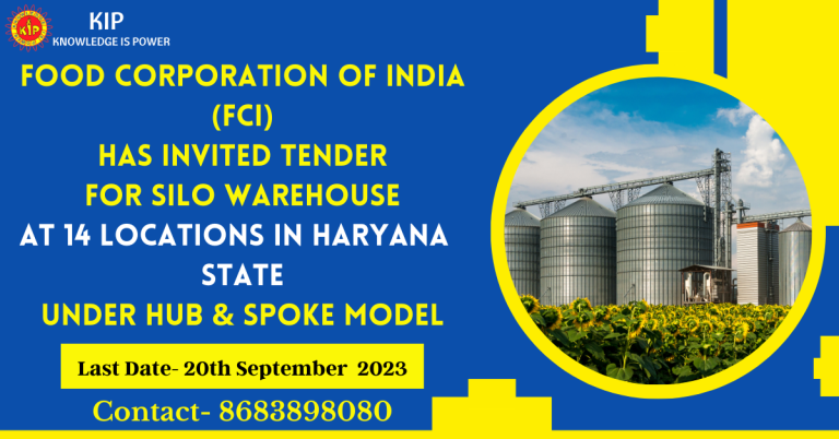 FCI Silo Tender Haryana