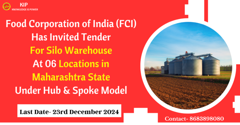 FCI Silo Tender in Maharashtra