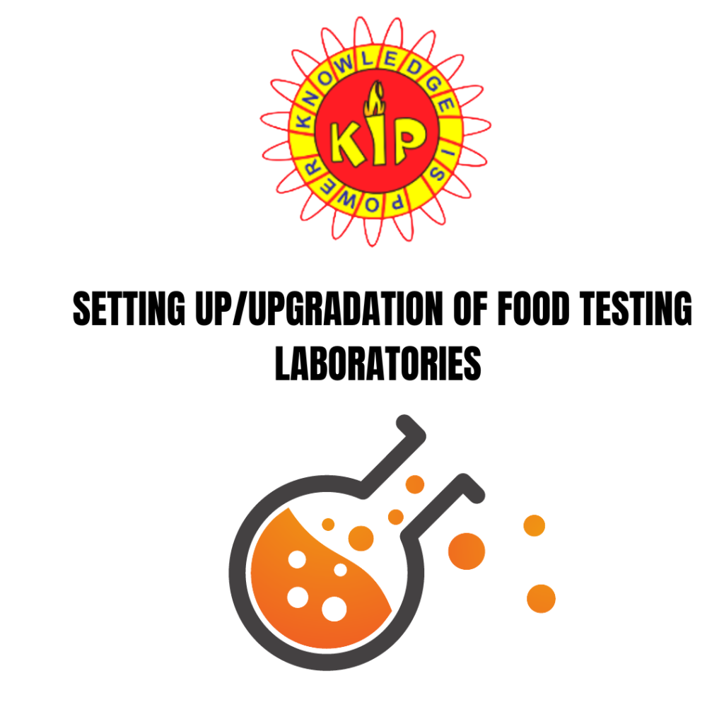 Setting up / upgradation of food testing laboratories