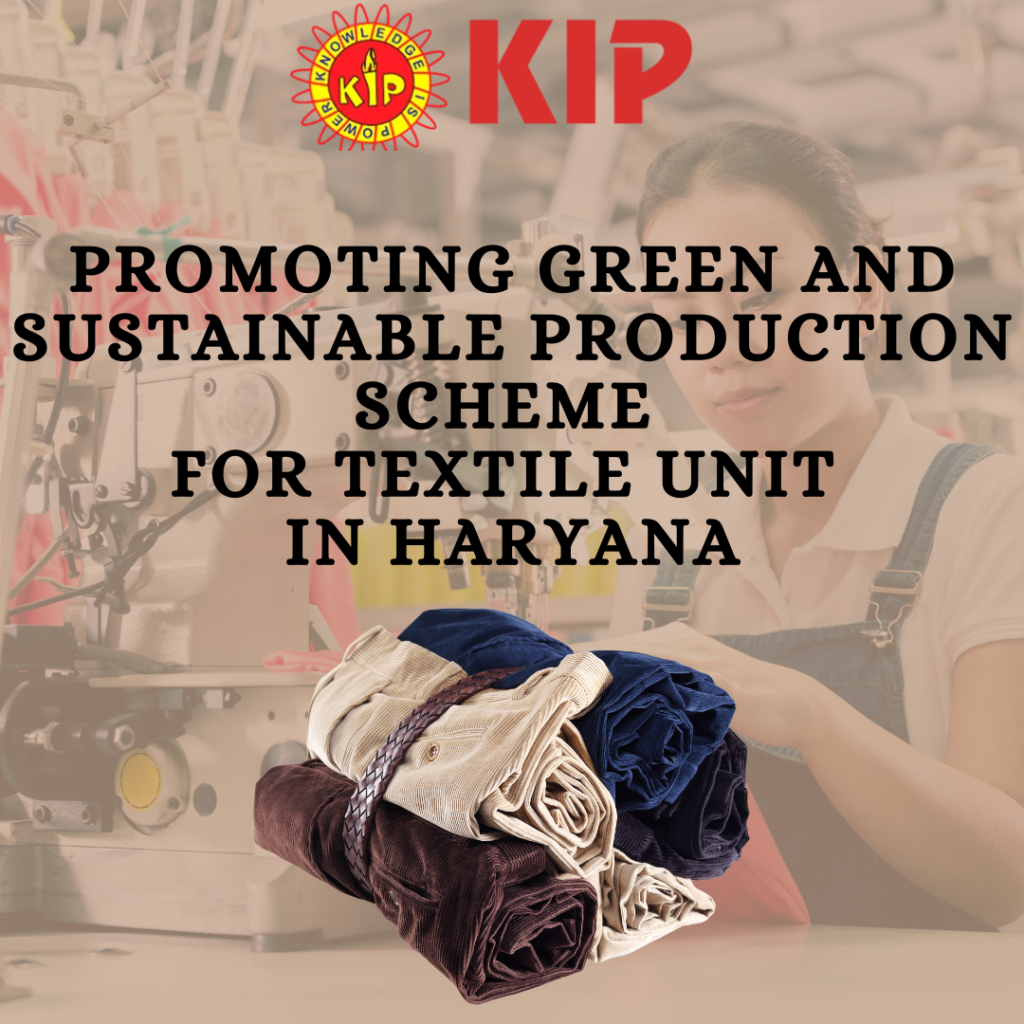 Promoting Green and Sustainable Production Scheme