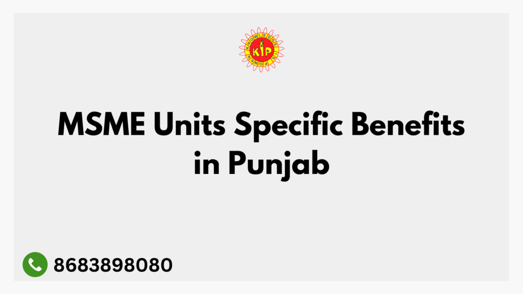 MSME Units in Punjab