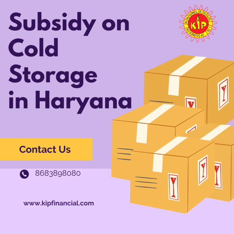 Subsidy On Cold Storage In Haryana