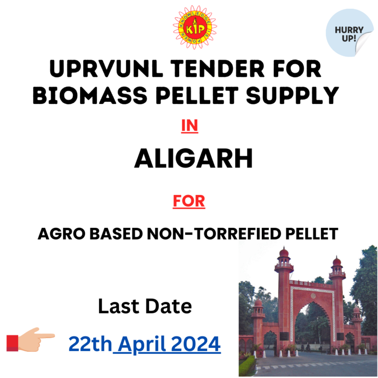 UPRVUNL Biomass Pellet Supply For Agro-based Non-Torrefied Pellets.