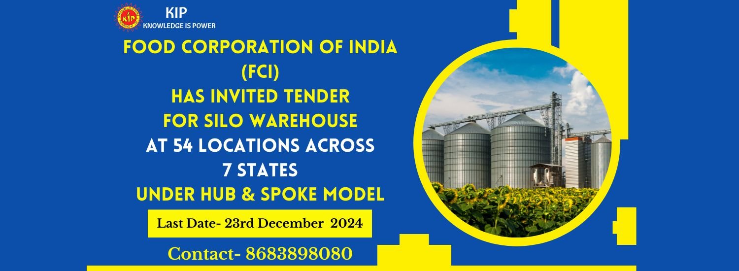 FCI Silo Tender in 7 States