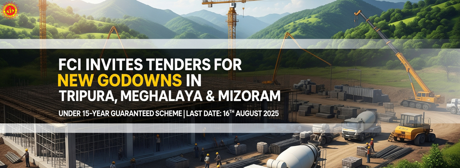 FCI Tender in Tripura, Meghalaya,Mizoram