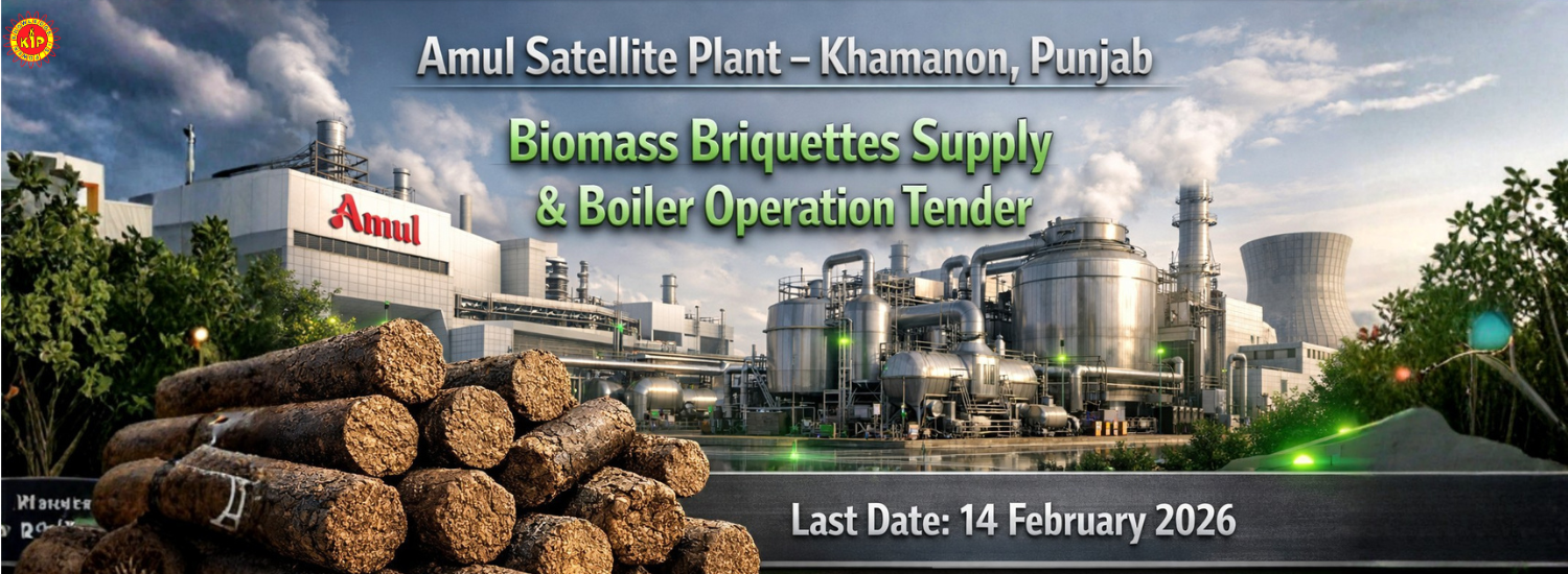 Amul Biomass Briquettes Tender